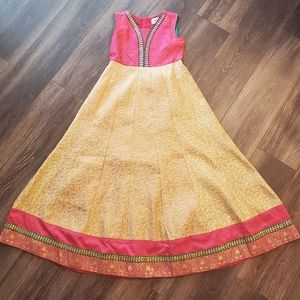 Max Girls Indian Party Dress Size 11-12 Years EUC!